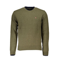 Maglione da uomo in tessuto verde Napapijri