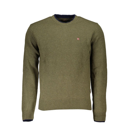 Maglione da uomo in tessuto verde Napapijri