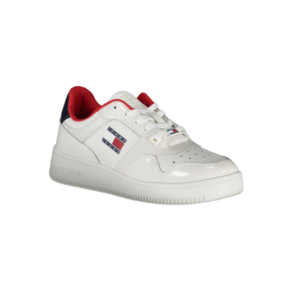 Baskets Tommy Hilfiger en cuir blanc pour femmes