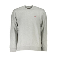Felpa da uomo in cotone Napapijri Grigio