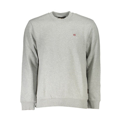 Felpa da uomo in cotone Napapijri Grigio