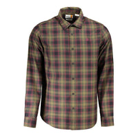 Camicia da uomo Timberland Verde in cotone