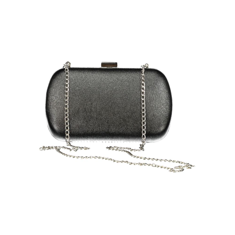 Borsa a mano da donna Mario Valentino in poliuretano nero