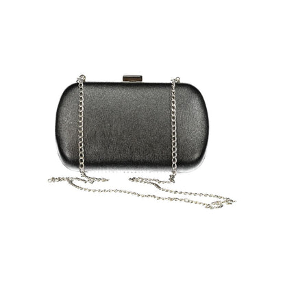 Borsa a mano da donna Mario Valentino in poliuretano nero