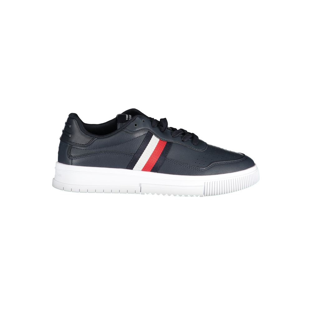 Baskets Tommy Hilfiger en cuir bleu pour homme