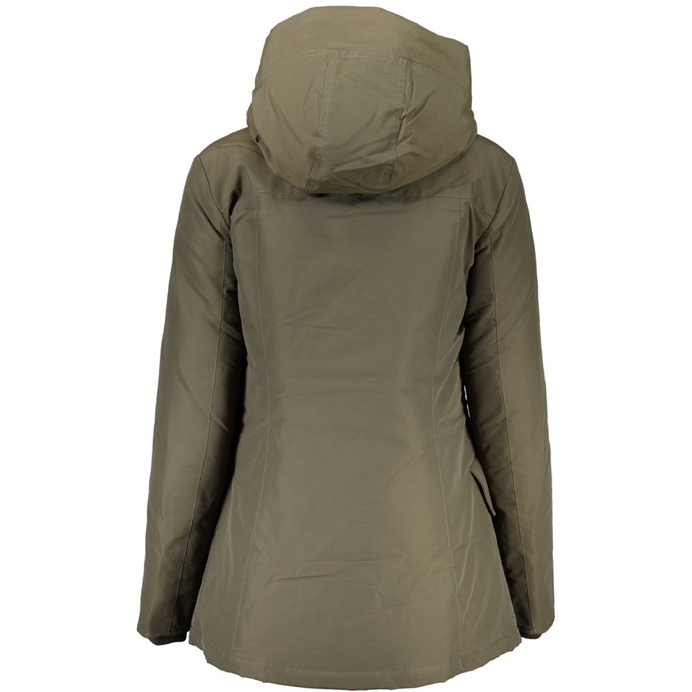 Giacca da donna in cotone nero Woolrich
