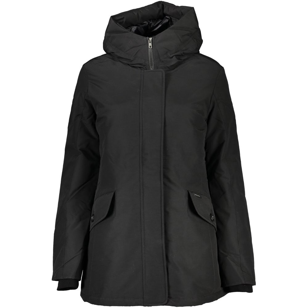 Giacca da donna Woolrich in cotone nero