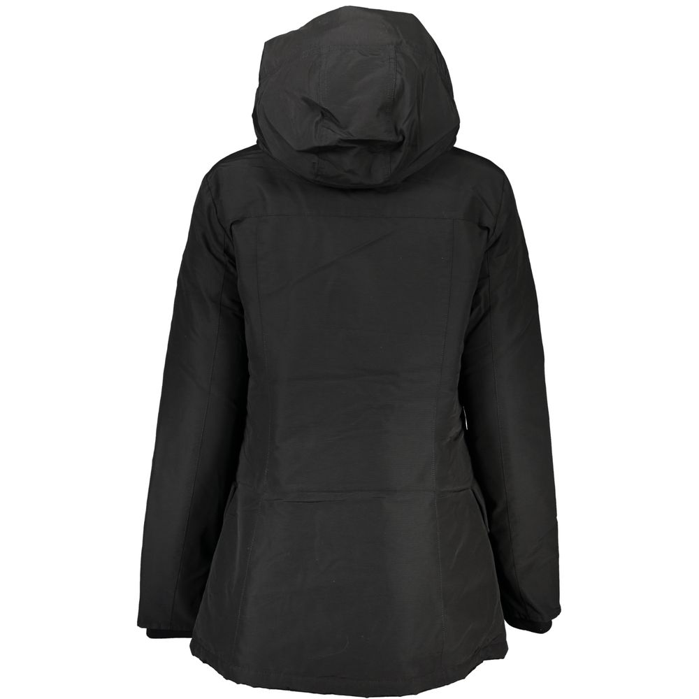 Giacca da donna Woolrich in cotone nero