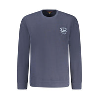 Maglione da uomo in cotone blu Lee