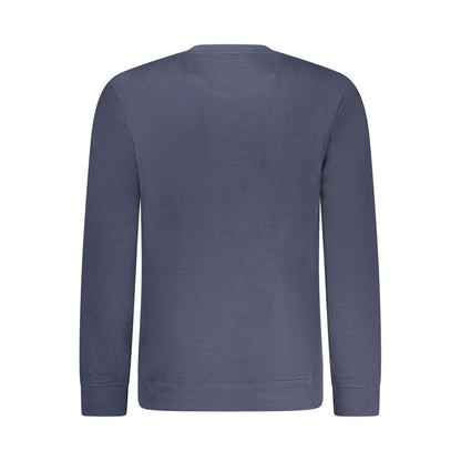 Maglione da uomo in cotone blu Lee