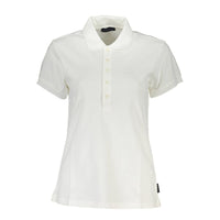 North Sails White Cotton Women Polo