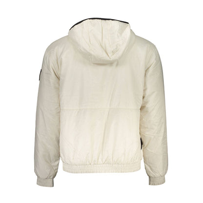 Giacca da uomo Calvin Klein in poliestere riciclato beige