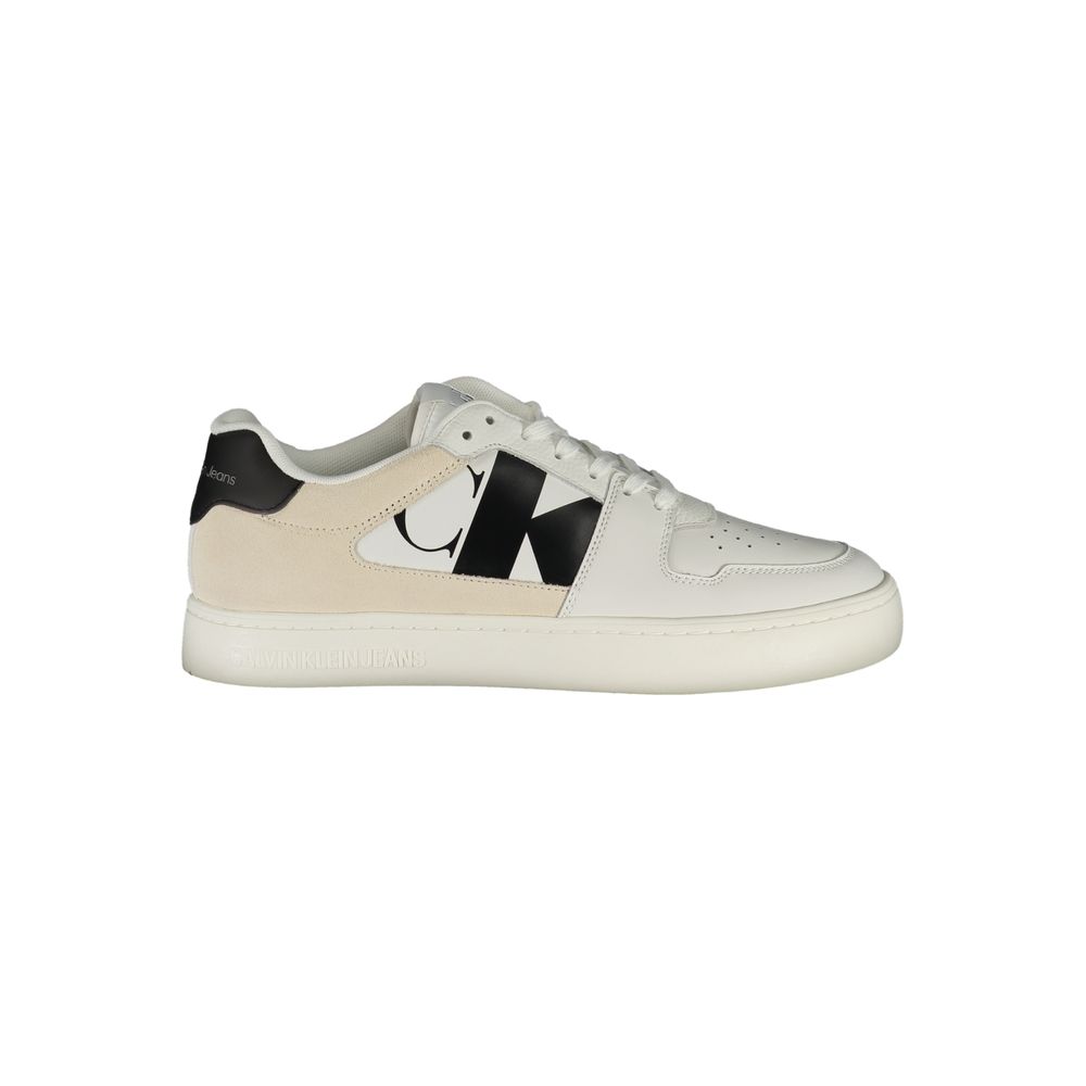 Baskets Calvin Klein Bianco en polyuréthane pour homme
