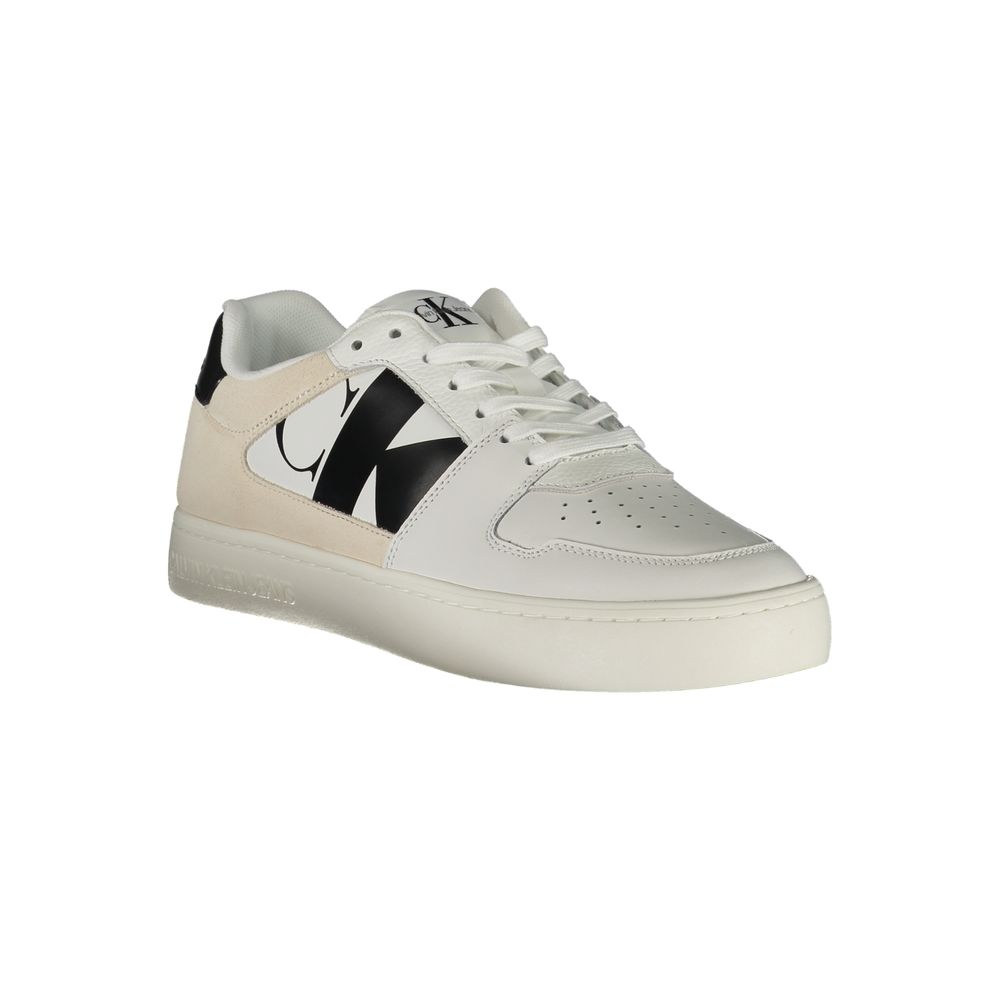 Baskets Calvin Klein Bianco en polyuréthane pour homme