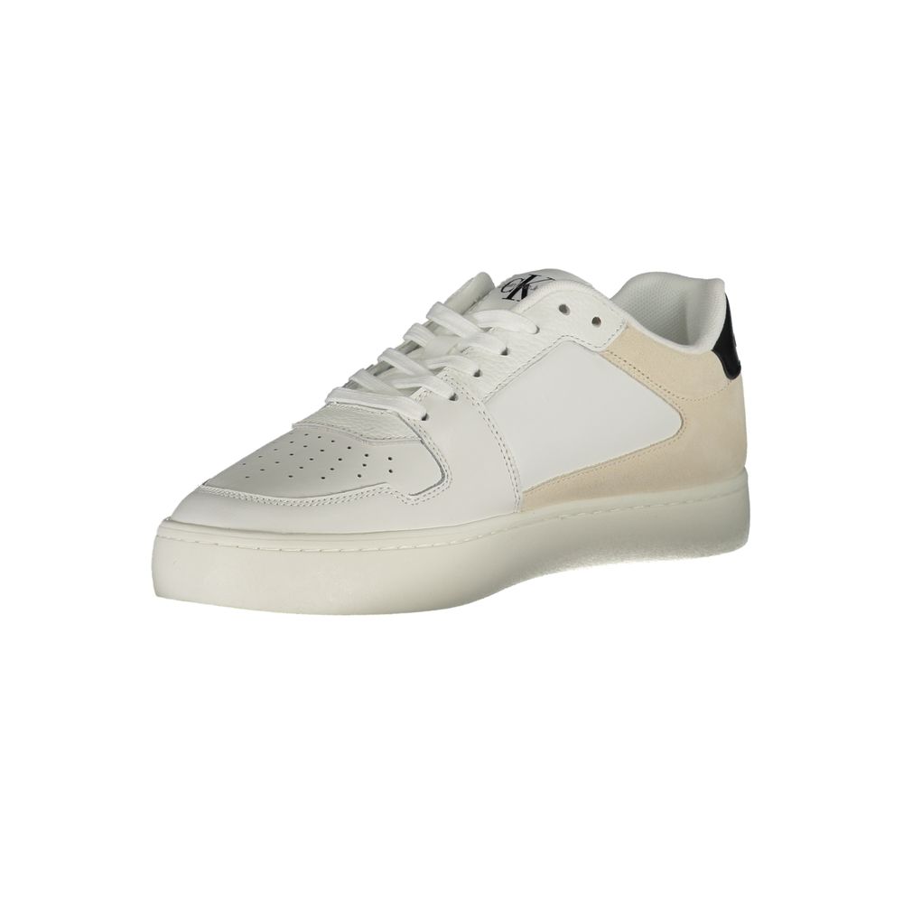 Baskets Calvin Klein Bianco en polyuréthane pour homme
