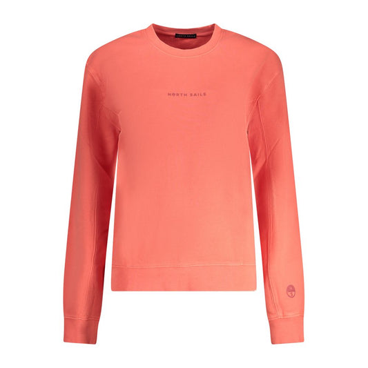 Felpa da donna in cotone North Sails Rosa