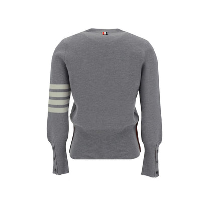 Felpa in pile di lana grigia Thom Browne