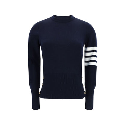 Felpa in pile di lana blu Thom Browne