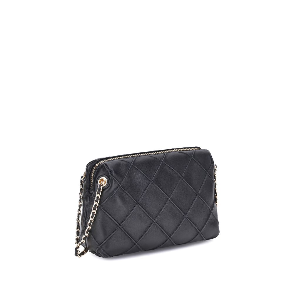 Sac bandoulière Bos Taurus en cuir de veau noir Tory Burch