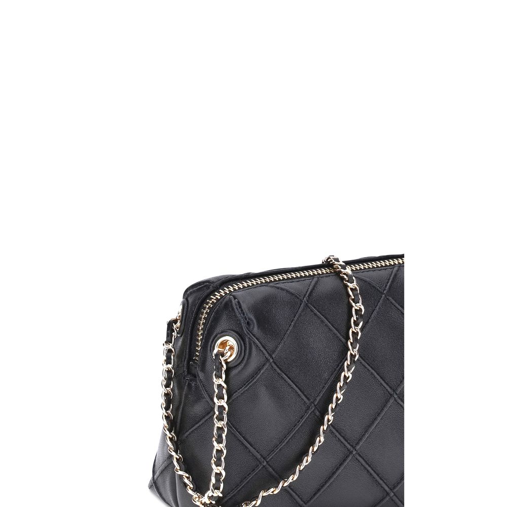 Sac bandoulière Bos Taurus en cuir de veau noir Tory Burch