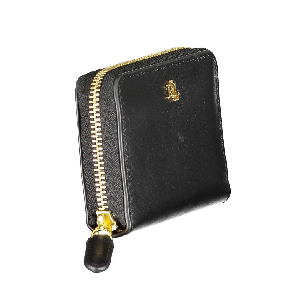 Portefeuille femme Ralph Lauren Nero en cuir