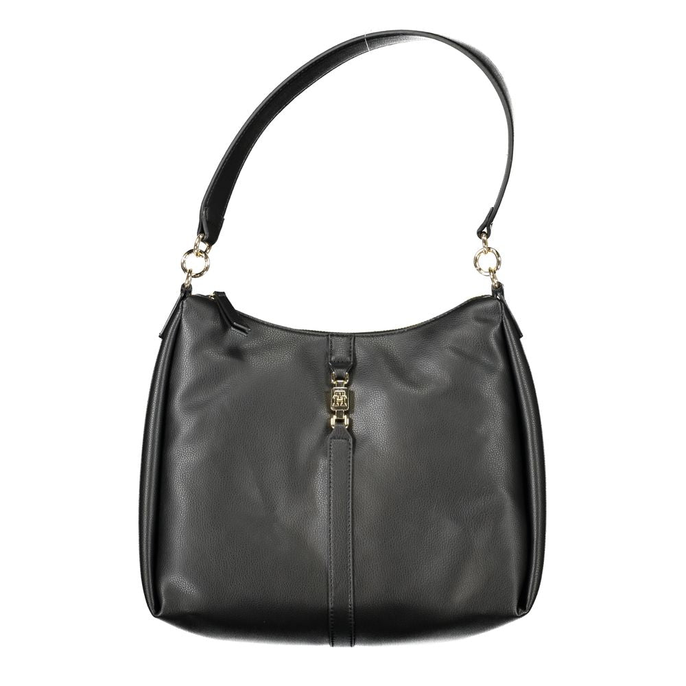 Sac bandoulière Tommy Hilfiger noir en polyester pour femme