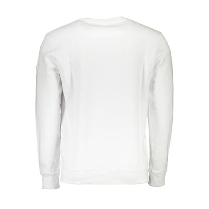 Felpa da uomo in cotone bianco North Sails