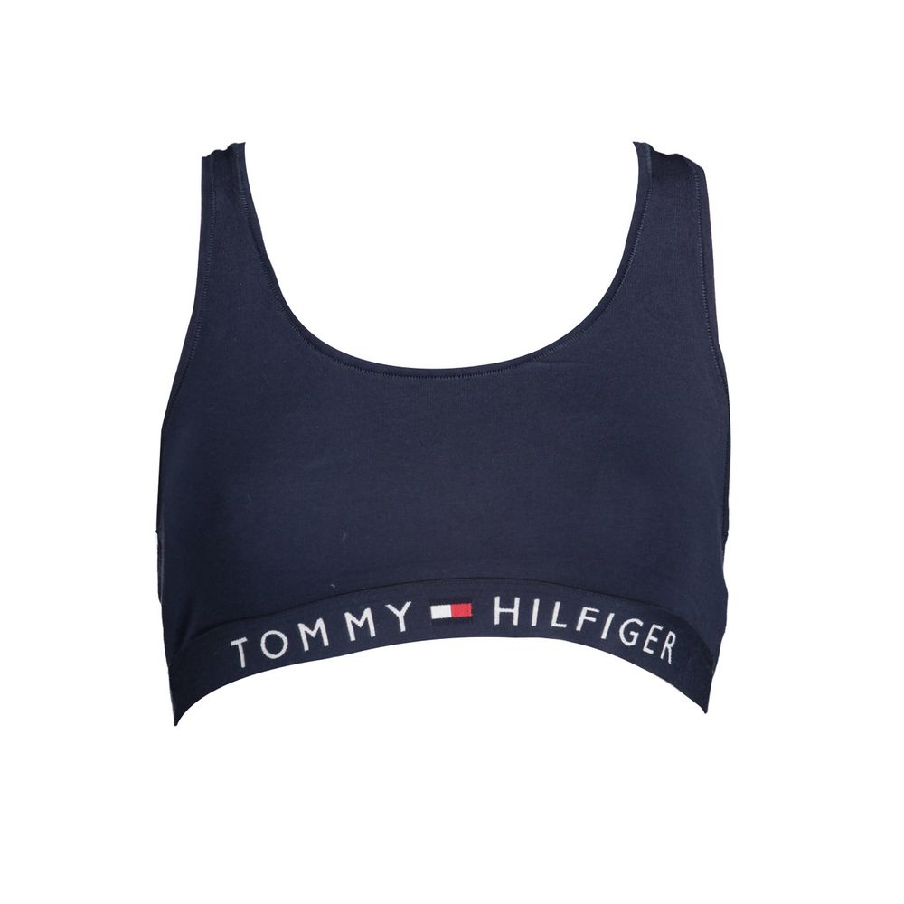 Soutien-gorge de sport Tommy Hilfiger Blu Cotone pour femme