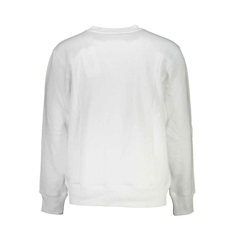 Sweat-shirt Calvin Klein blanc en coton pour homme
