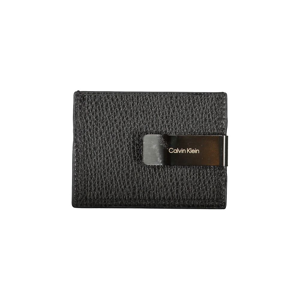 Porte-cartes en cuir élégant Calvin Klein avec pince à billets