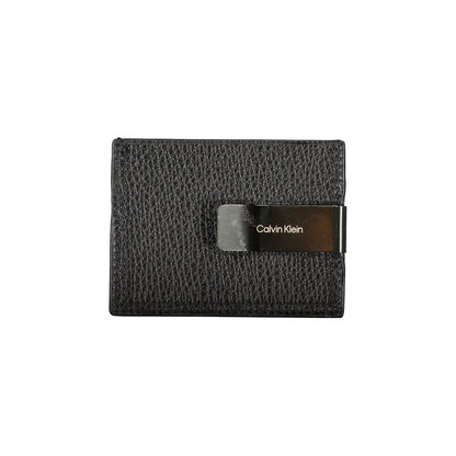 Porte-cartes en cuir élégant Calvin Klein avec pince à billets