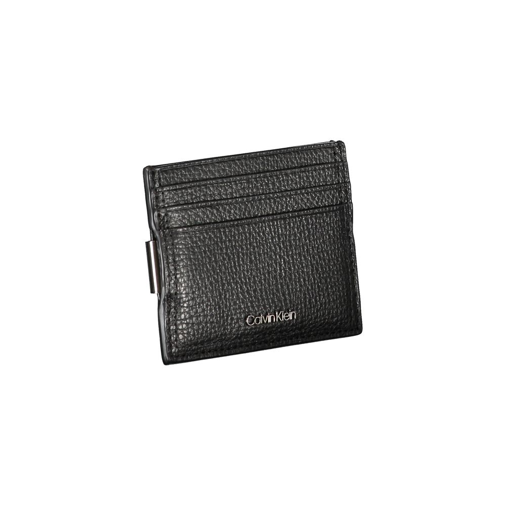 Porte-cartes en cuir élégant Calvin Klein avec pince à billets
