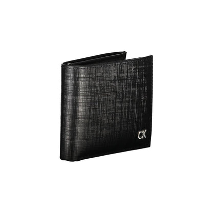 Portefeuille homme en cuir Calvin Klein Nero