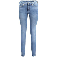 Jean Calvin Klein Blu en coton pour femme