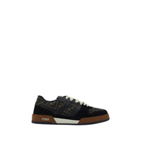 Sneakers basse in tessuto multicolore Fendi