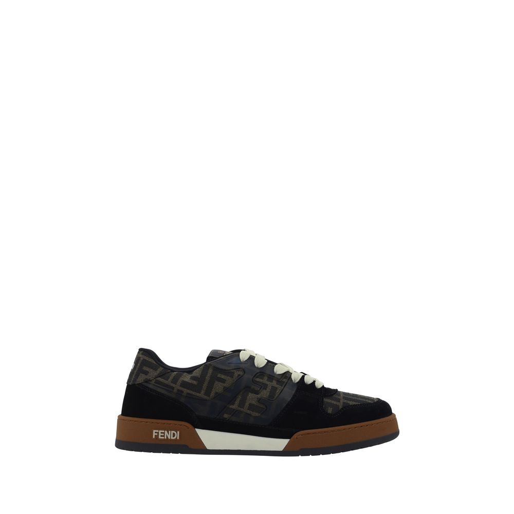 Baskets basses Fendi en tissu multicolore