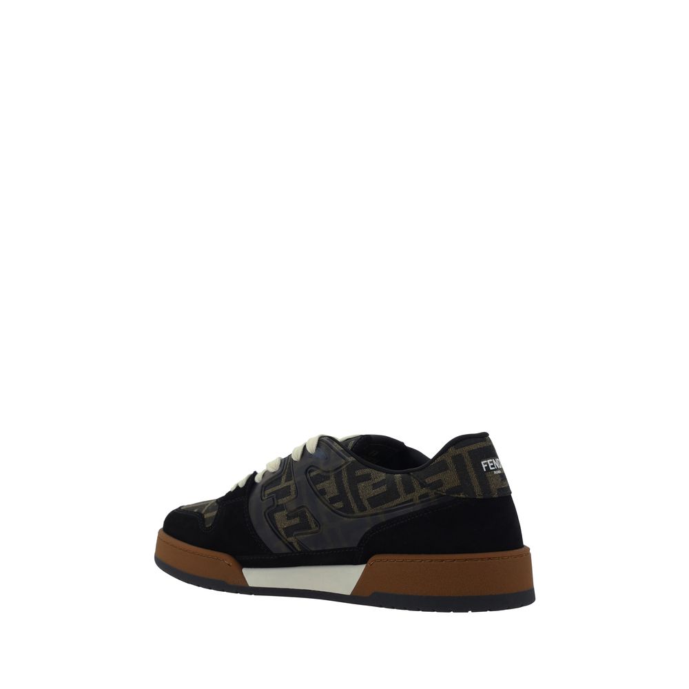 Baskets basses Fendi en tissu multicolore