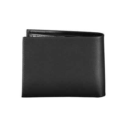 Portefeuille élégant en cuir noir Calvin Klein avec protection RFID