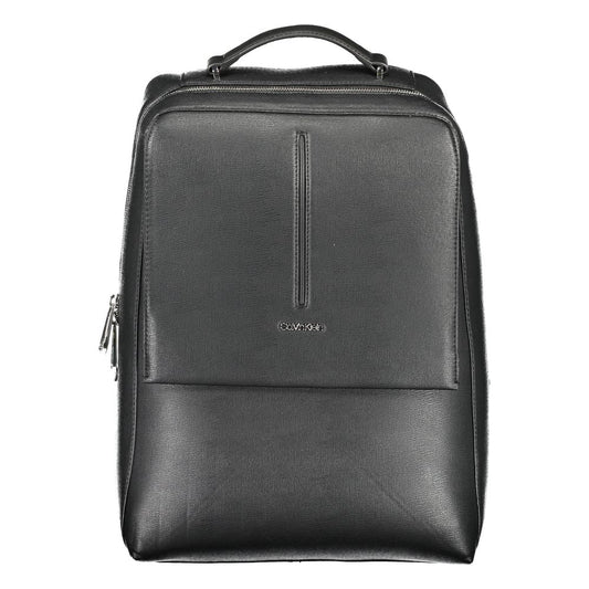 Zaino da uomo in poliestere Calvin Klein Nero