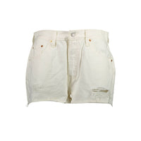 Jeans da donna in cotone bianco Levi's