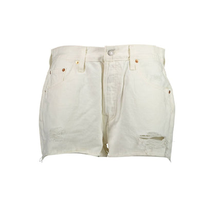 Jeans da donna in cotone bianco Levi's