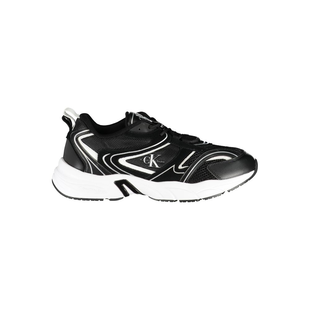 Baskets Calvin Klein noires en polyuréthane pour homme