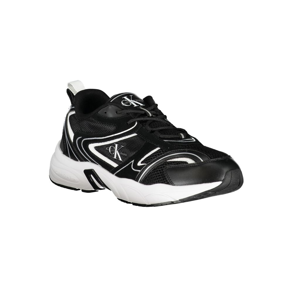Baskets Calvin Klein noires en polyuréthane pour homme