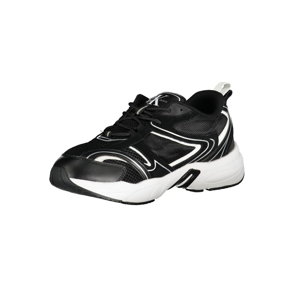 Baskets Calvin Klein noires en polyuréthane pour homme
