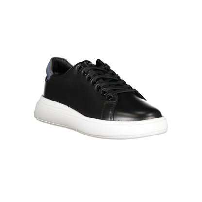 Baskets Calvin Klein en cuir noir pour femme
