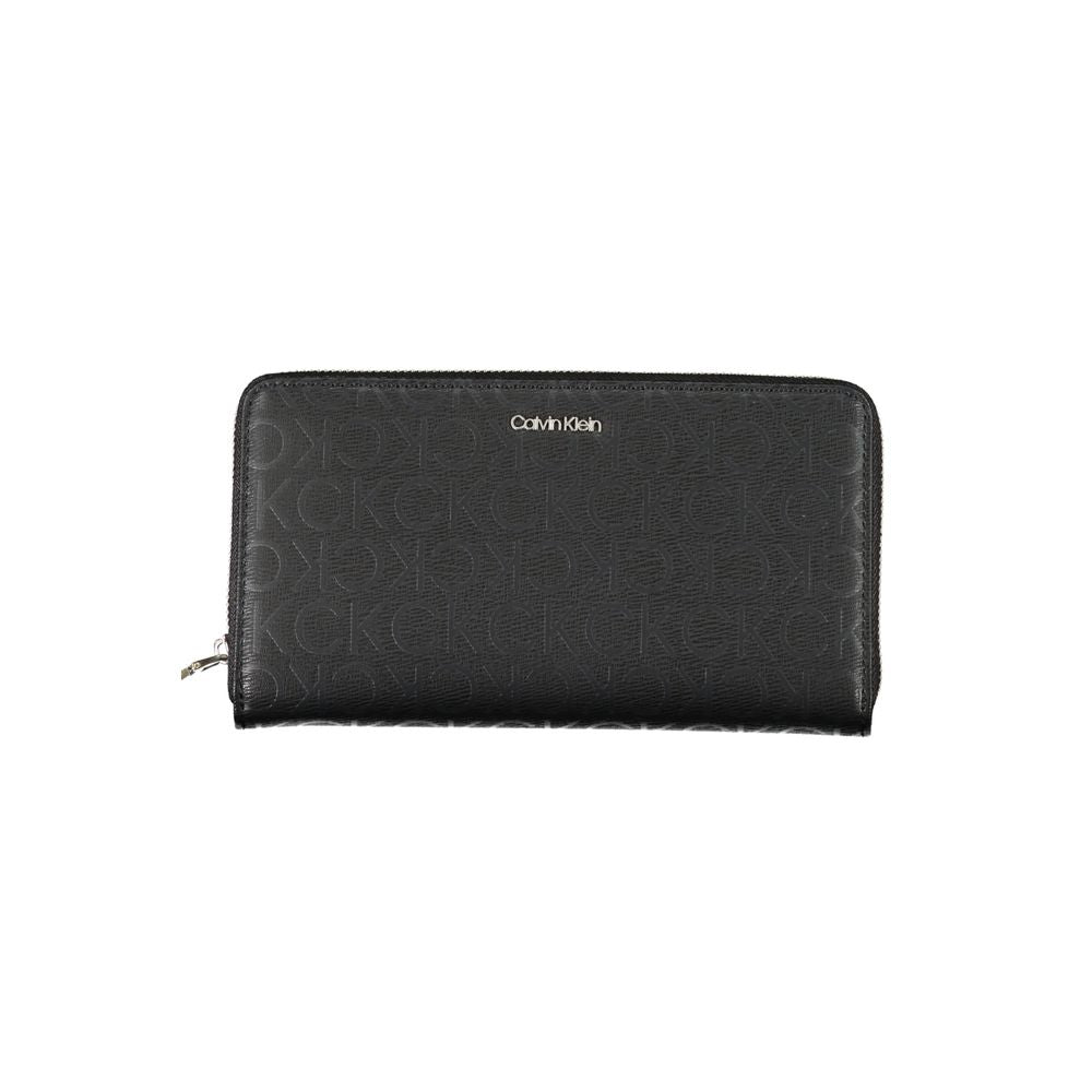 Portefeuille femme Calvin Klein Nero en polyester