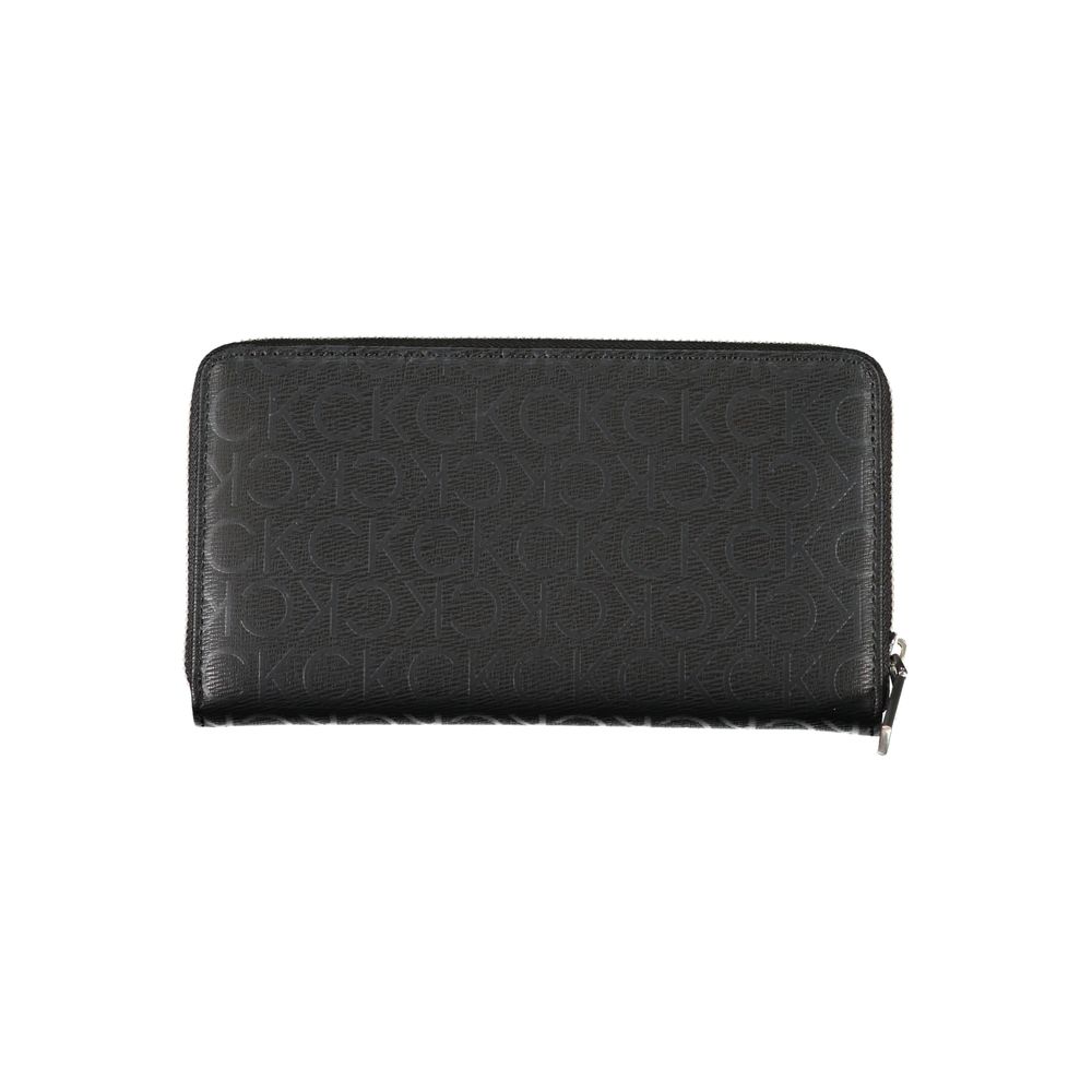 Portefeuille femme Calvin Klein Nero en polyester