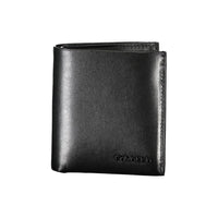 Portafoglio da uomo in pelle nera Calvin Klein