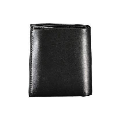 Portafoglio da uomo in pelle nera Calvin Klein