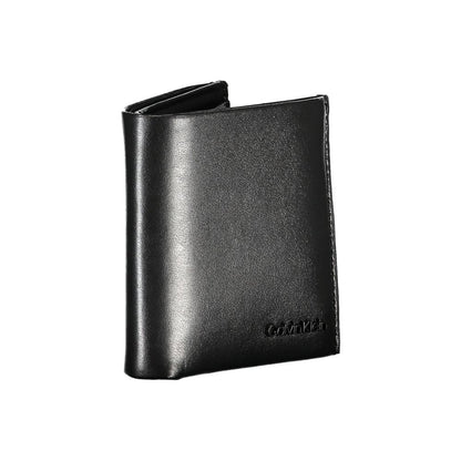 Portafoglio da uomo in pelle nera Calvin Klein
